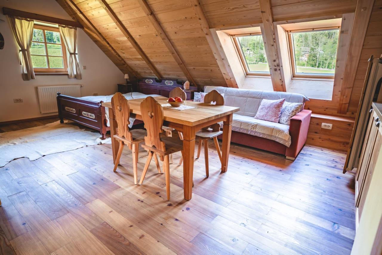 Tourist Farm Senkova Domacija Villa Zgornje Jezersko Bagian luar foto